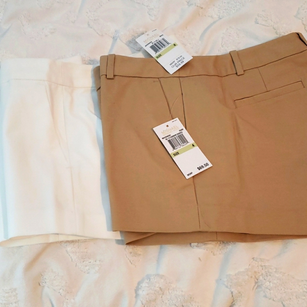 Michael Kors short shorts. Approx. 3 inch inseam. Khaki style